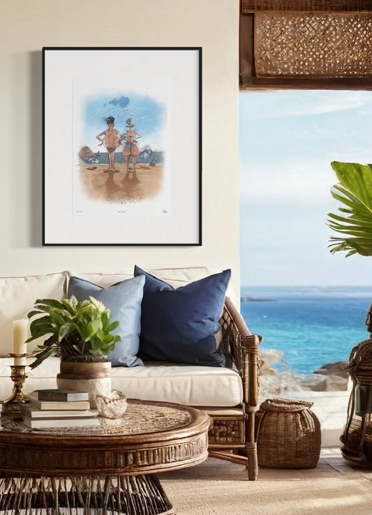 Beach Bums - Giclée