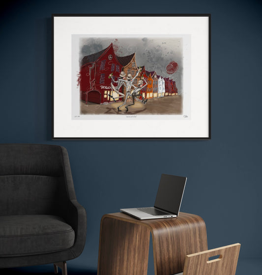 Harbor Hops and Happy Hour - Giclée