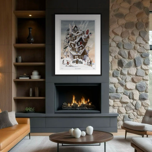 Norwegian Skyscraper - Winter - Giclée