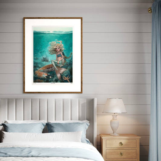 Perlens Vokter - Giclée