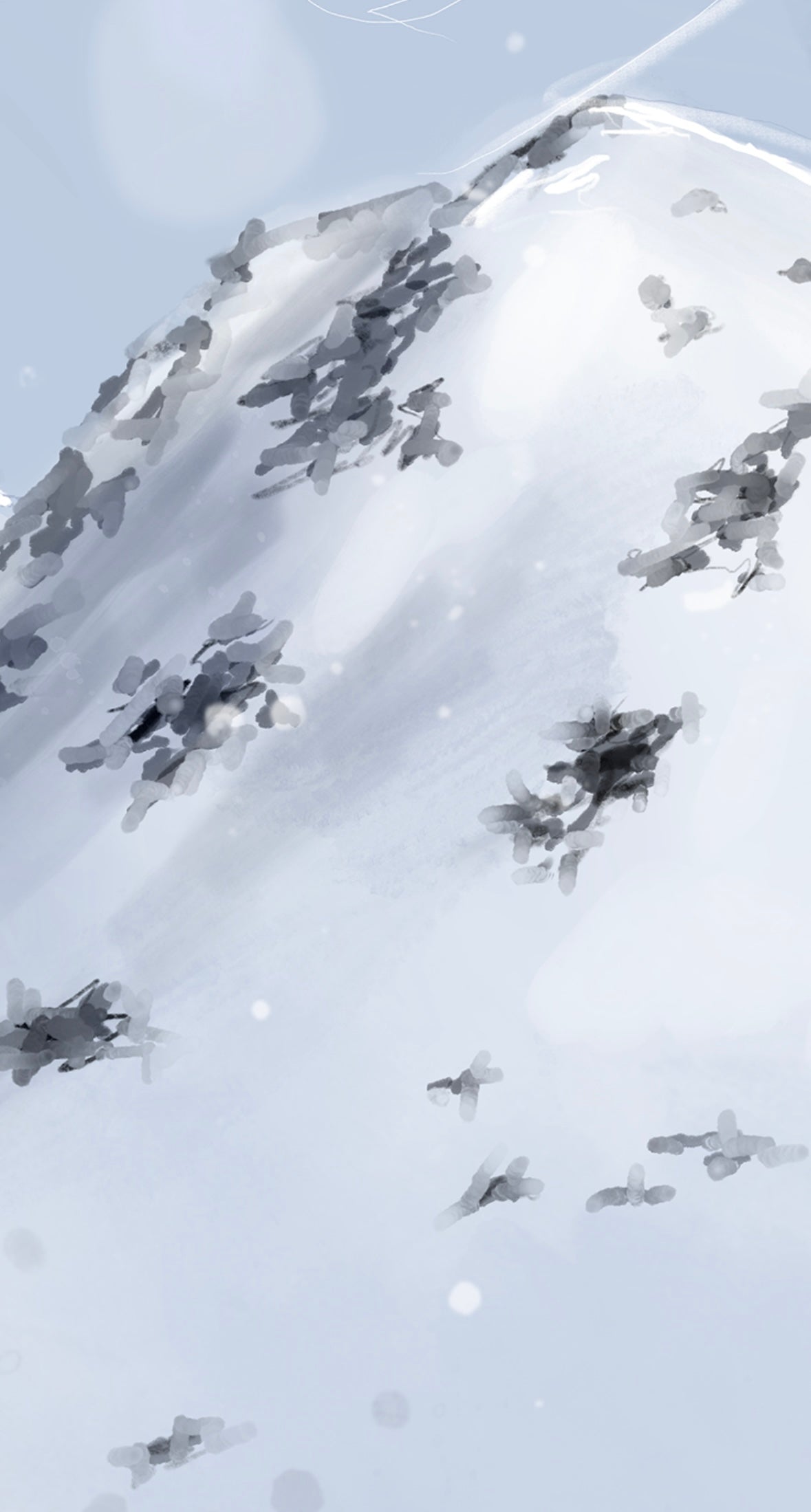 Skiers - Giclée