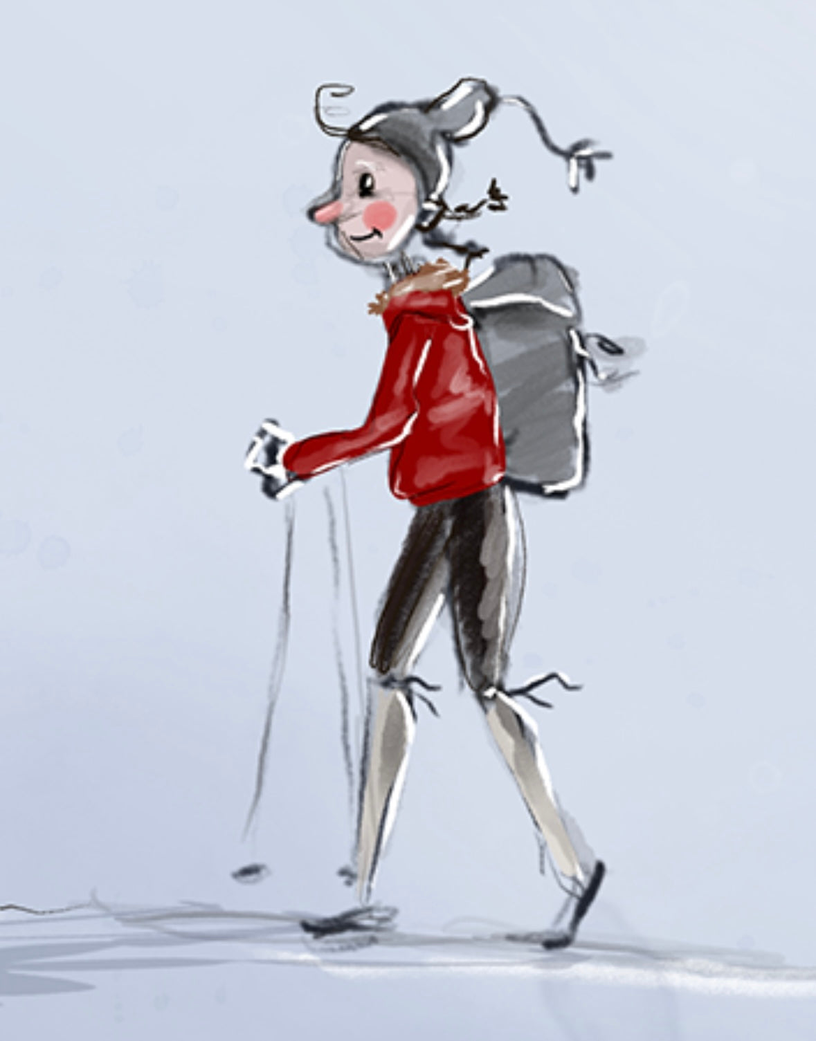 Skiers - Giclée