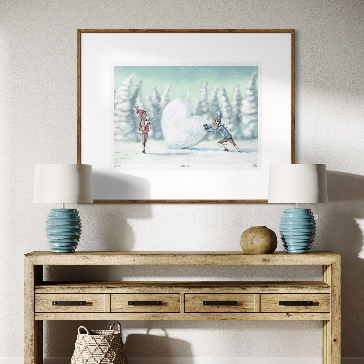 Snow Heart - Giclée