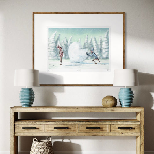 Snow Heart - Giclée