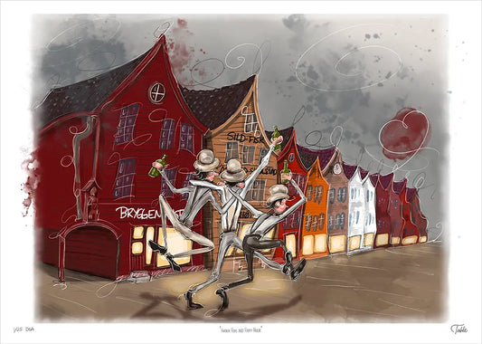 Harbor Hops and Happy Hour - Giclée