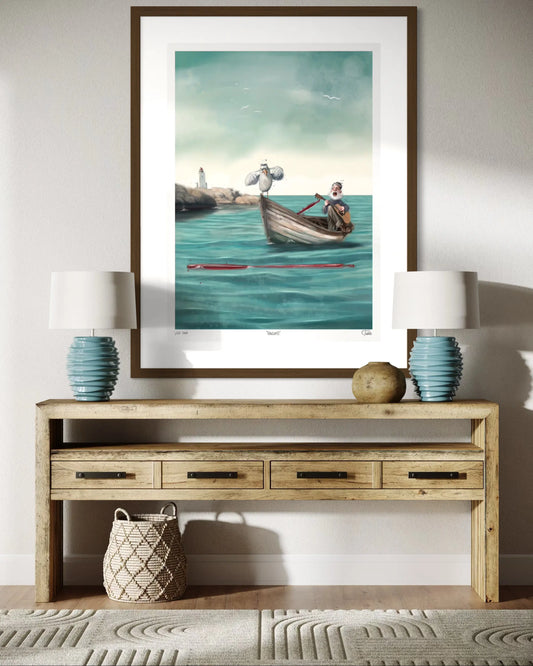 Havgapet - Giclée