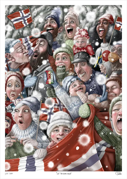 Let the Games Begin - Giclée