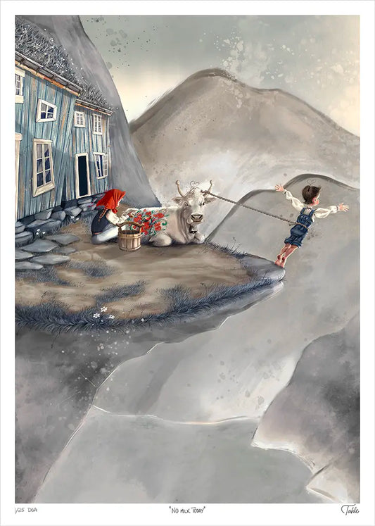 No Milk Today - Giclée