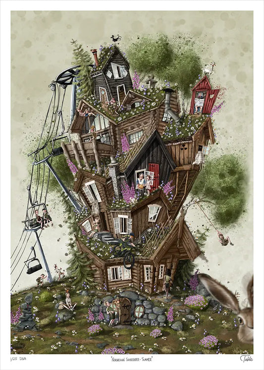 Norwegian Skyscraper - Summer - Giclée