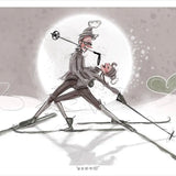 Ski Me Off My Feet - Giclée