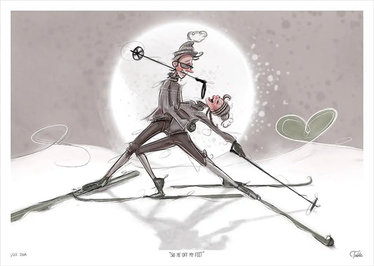 Ski Me Off My Feet - Giclée
