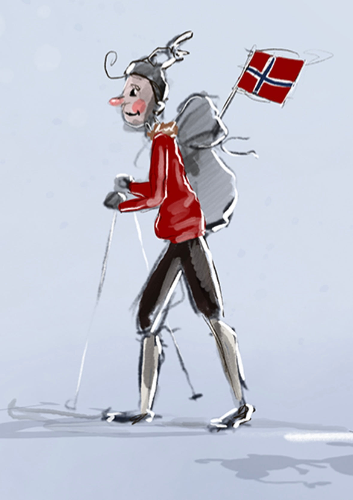 Skiers - Giclée