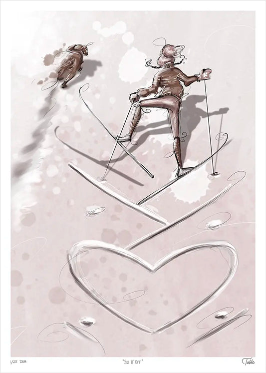 Ski it Off - Giclée