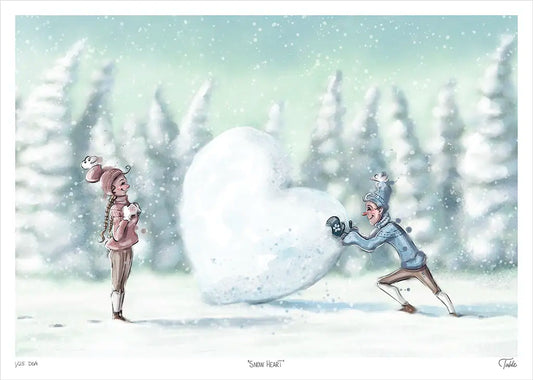 Snow Heart - Giclée