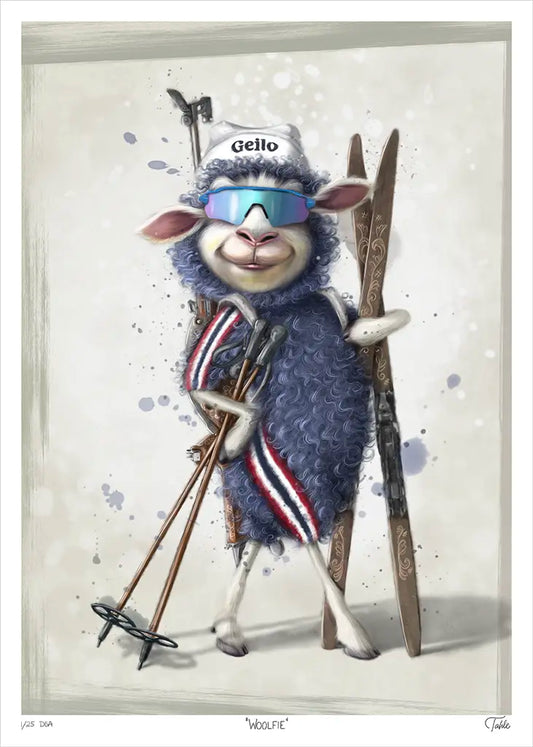 Woolfie - Giclée